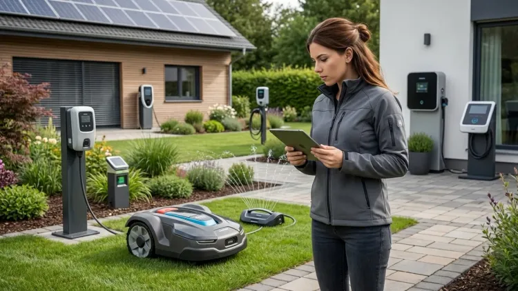 What smart home protocols do autonomous yard devices actually support?