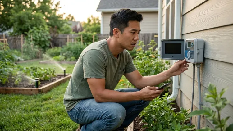 What happens if my smart irrigation controller loses internet connection?