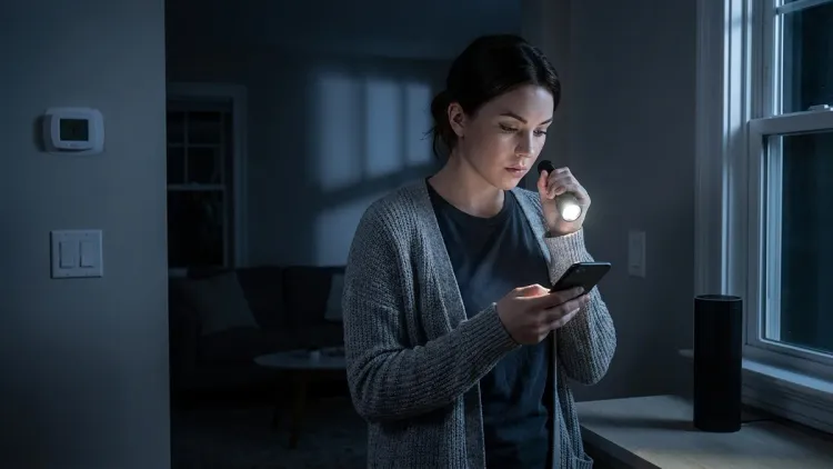 What happens to voice assistants during power outages?