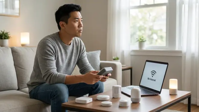 Do budget smart home devices work during internet outages?