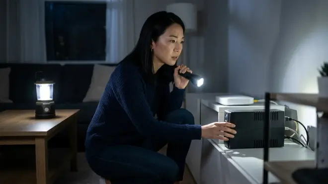 Do Zigbee and Z-Wave devices continue working during a power outage if the hub has backup power?