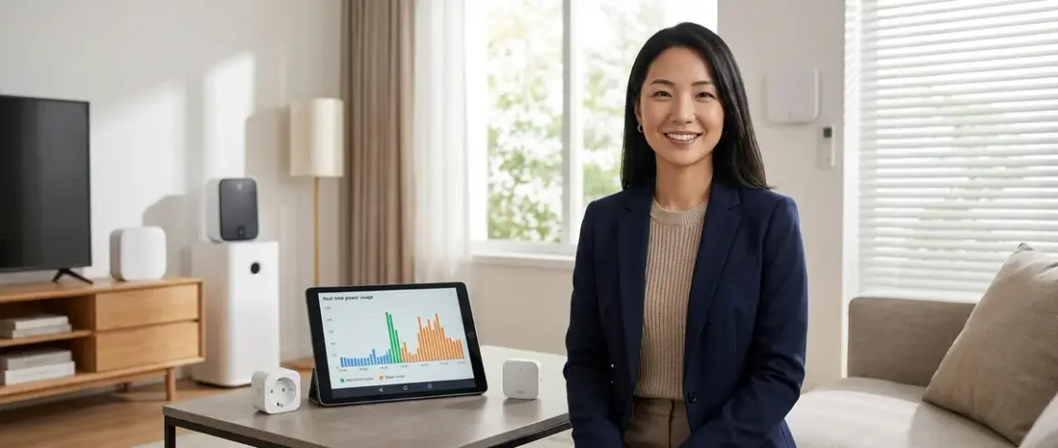Smart Home Power Monitoring: Real-Time Energy Tracking with Matter & Zigbee Sensors