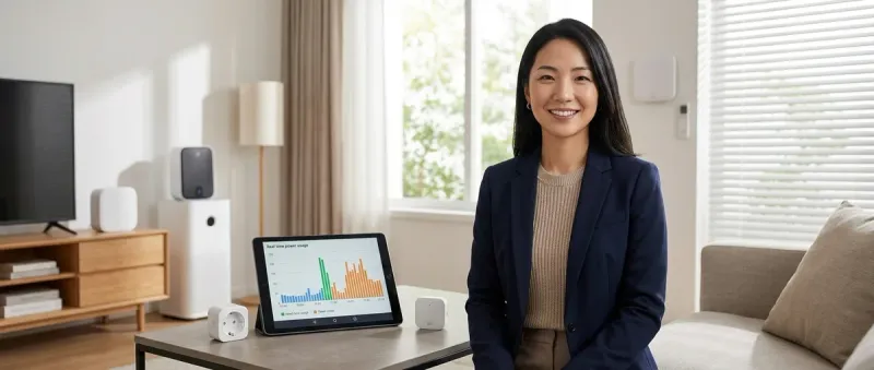 Smart Home Power Monitoring: Real-Time Energy Tracking with Matter & Zigbee Sensors
