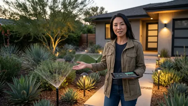 The Outdoor Perimeter: Weather-Integrated Lighting and Irrigation