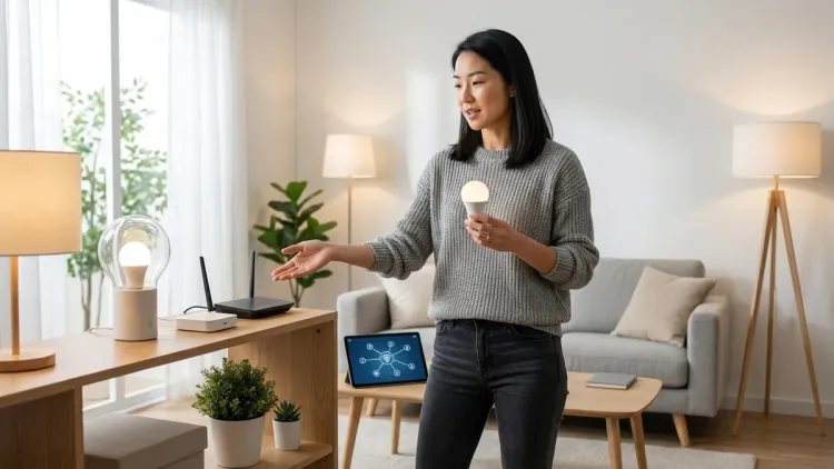 Do smart light bulb protocols work without internet?