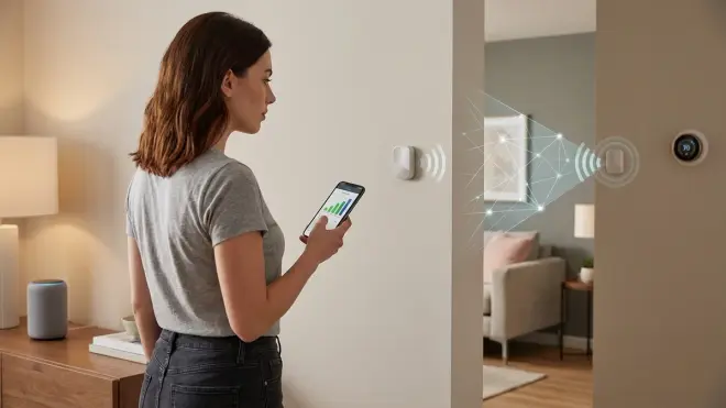 Mesh Network Range Through Walls