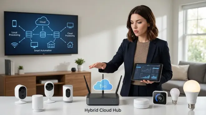 Hybrid Cloud Hubs with Local Processing